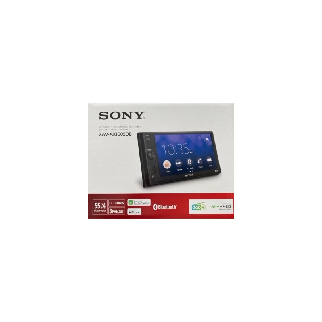 Sony XAV-AX1005DB - Doppel-DIN MP3-Autoradio mit Touchscreen / DAB / ,  299,00 €
