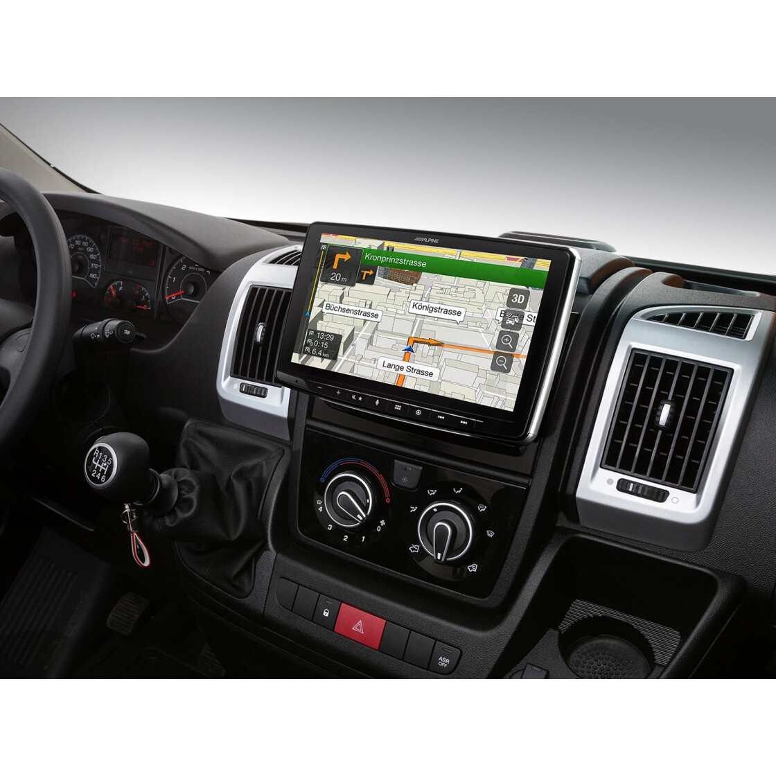 Alpine INE-F904DU Navigationssystem mit 9-Zoll Touchscreen für