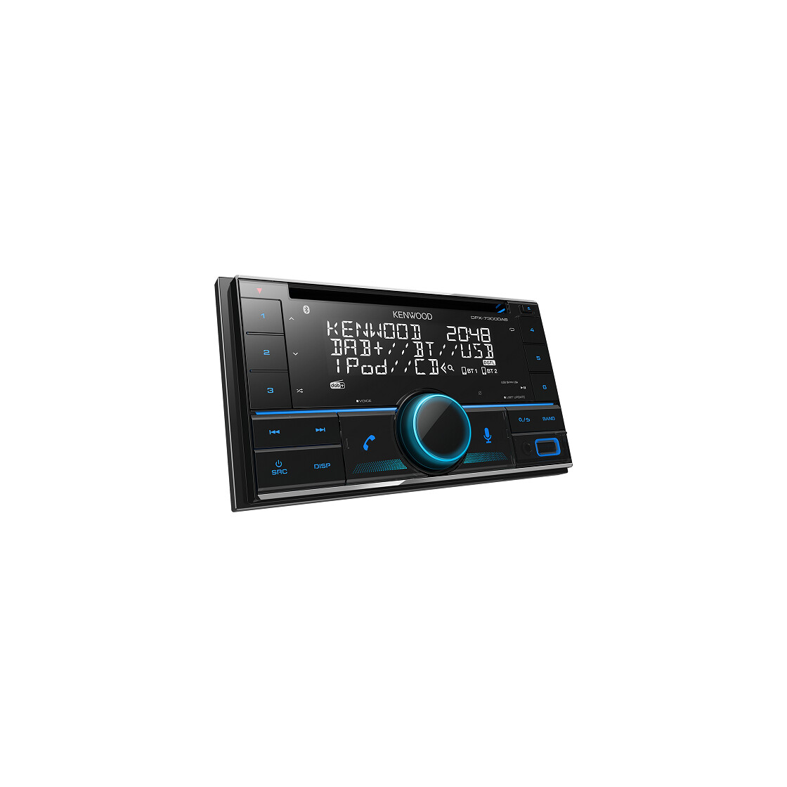 Kenwood Autoradio DPX-7300DAB 2-DIN CD/USB-Receiver mit Bluetooth