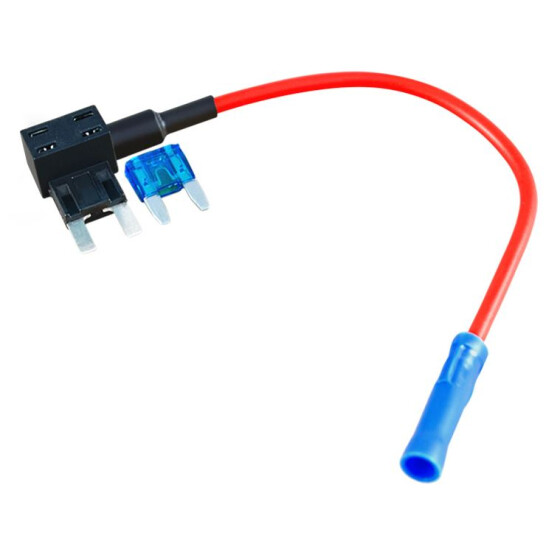 ATC Sicherungshalter mit 10 A Sicherung /30 cm Kabel rot, 6,99 €